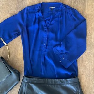 Express blue top